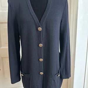 Vintage St John Black Jacket Size 8
